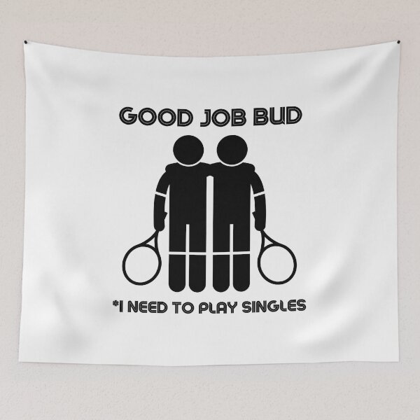 Item preview, Tennis doubles funny joke designed and sold by NateCF.
