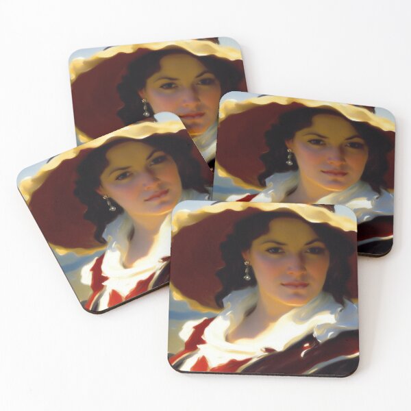 Item preview, Female Pirate Painting designed and sold by Michael Bastianelli.