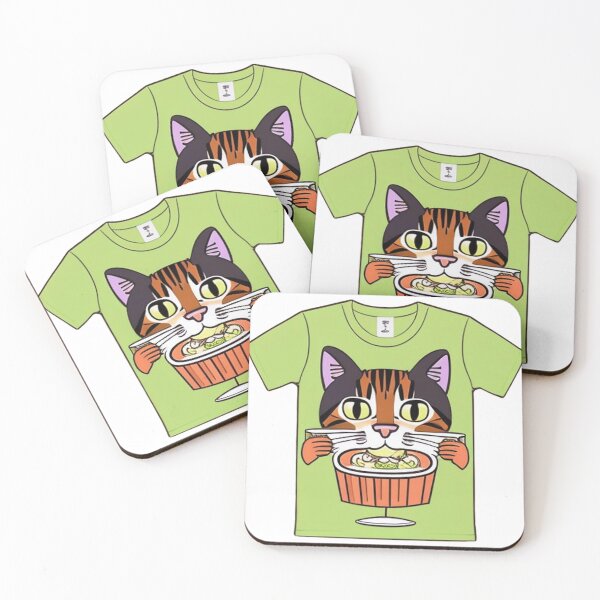 Item preview, a lovable and food-obsessed tabby cat 	 designed and sold by gracerisenu.