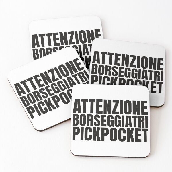 Item preview, Attenzione Borseggiatrici Pickpocket Full Sentence Tiktok designed and sold by xesed.