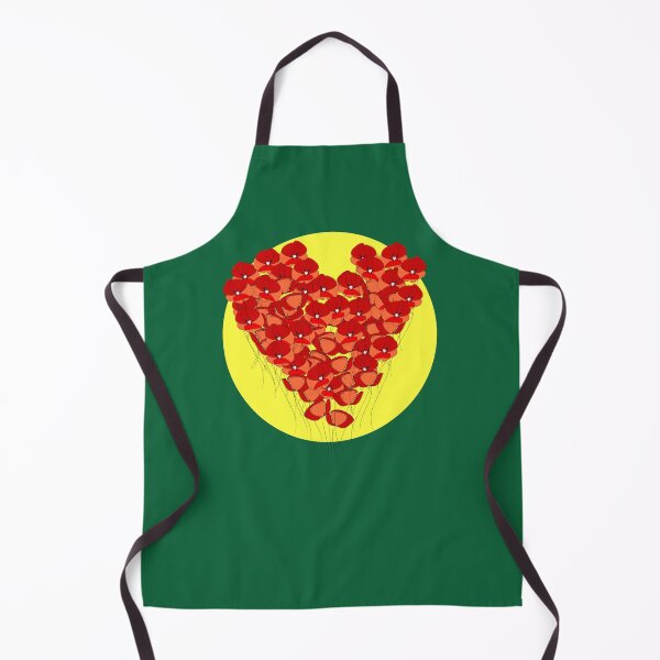 Item preview, "Blooming Love" Poppy Heart Design designed and sold by YanasWeirdLife.