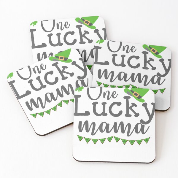 Item preview, One Lucky Mama StPatricks Day Women Mom Mother Shamrock  	 designed and sold by slavcefeeneyx.