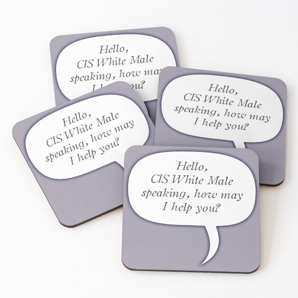 Item preview, CIS White Male Speaking designed and sold by cgsketchbook.