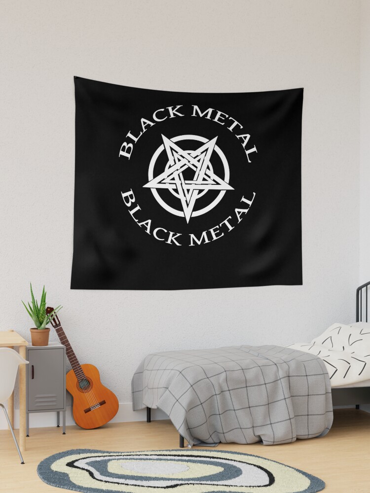 Black metal online tapestry