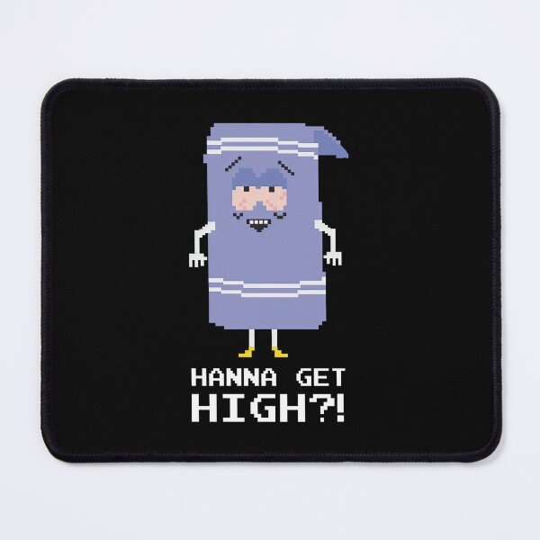 Item preview, SOUTH PARK TOWELIE WANNA GET HIGH MEN'S TRI-BLEND designed and sold by ophetHexelAcci.