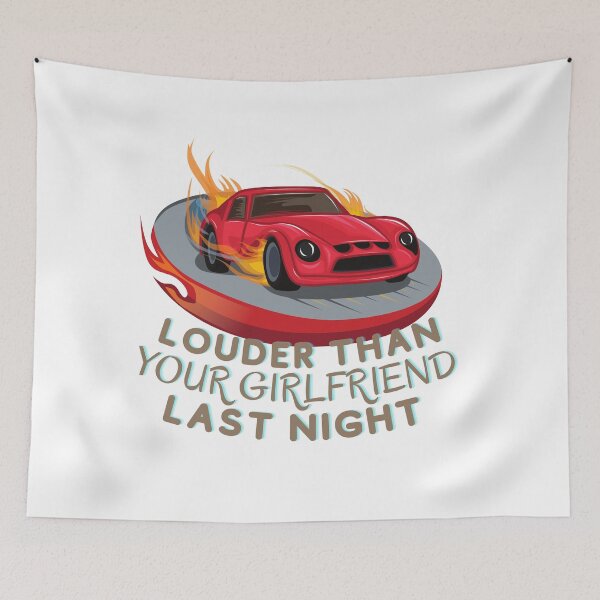 Item preview, Louder than your girlfriend last night designed and sold by Azrou shop.