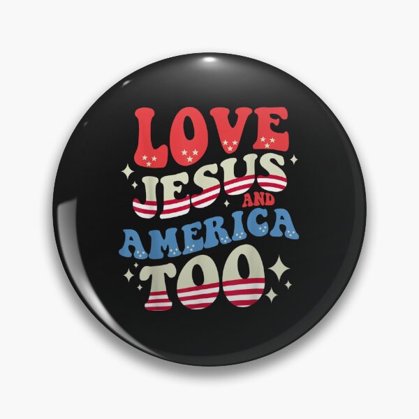 Artikelvorschau, Groovy Loves Jesus and America Too God Christian 4. Juli entworfen und verkauft von teresabruno29.