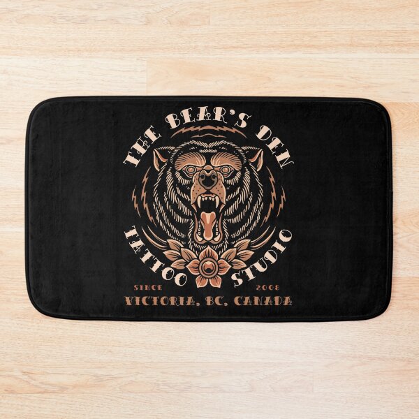 Item preview, Bear's Den, Neo Traditional, Old School Tattoo, Victoria, Canada designed and sold by Proverbial Wisdom Design.