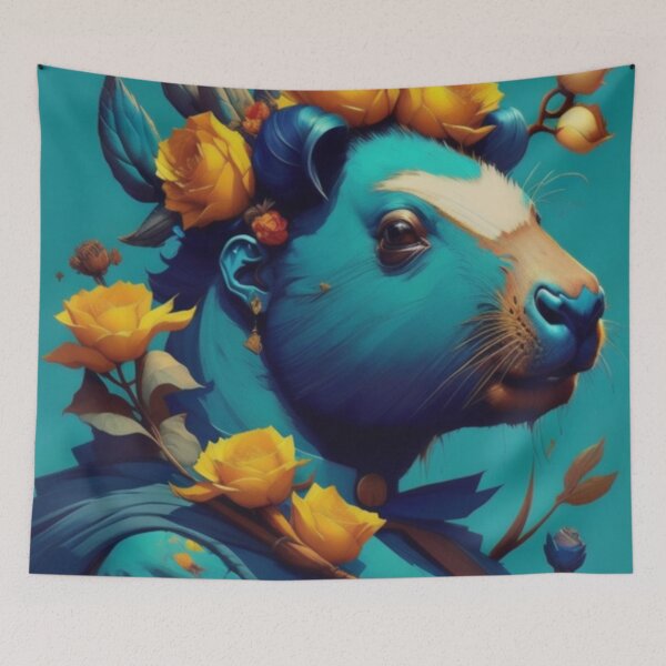 Item preview, Flower Capybara designed and sold by Amsies1390.