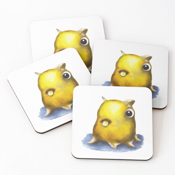 Item preview, Cute yellow Dumbo octopus watercolour painting designed and sold by Funsize-Art.