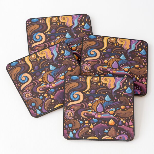Item preview, CocoDreams: Psychedelic Chocolate Wonderland Design Collection designed and sold by KaonDesign.