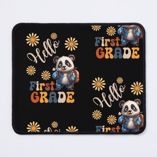 Item preview, Hello First Grade - Cute Panda Pupil, Teach Love Inspire, Back To School, Teacher Tee, Teacher Appreciation Tee, 1st day of school designed and sold by PupilLove.