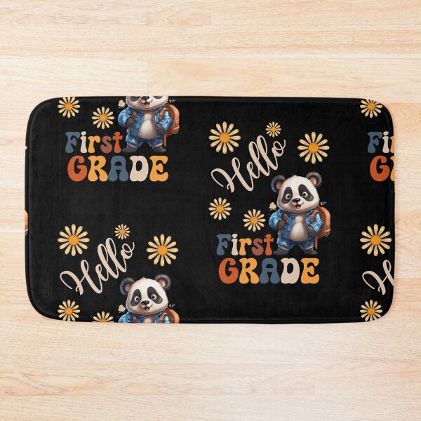Item preview, Hello First Grade  - Cute Panda Pupil, Teach Love Inspire, Back To School, Teacher Tee, Teacher Appreciation Tee, 1st day of school designed and sold by PupilLove.