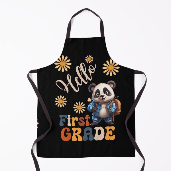 Item preview, Hello First Grade  - Cute Panda Pupil, Teach Love Inspire, Back To School, Teacher Tee, Teacher Appreciation Tee, 1st day of school designed and sold by PupilLove.