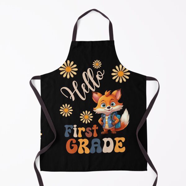 Item preview, Hello First Grade - Cute Fox Pupil, Teach Love Inspire, Back To School, Teacher Tee, Teacher Appreciation Tee, 1st day of school designed and sold by PupilLove.