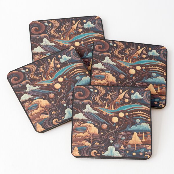 Item preview, CocoDreams: Psychedelic Chocolate Wonderland Design Collection designed and sold by KaonDesign.