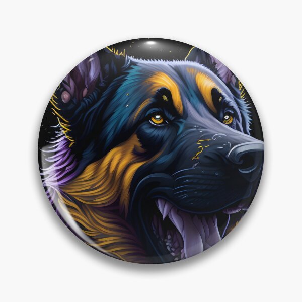 Item preview, German Shepherd happy doggo designed and sold by Mikevirtualshop.