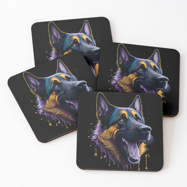 Item preview, German Shepherd happy doggo designed and sold by Mikevirtualshop.