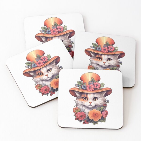 Item preview, Floral Cat  designed and sold by UltraCatsCo.
