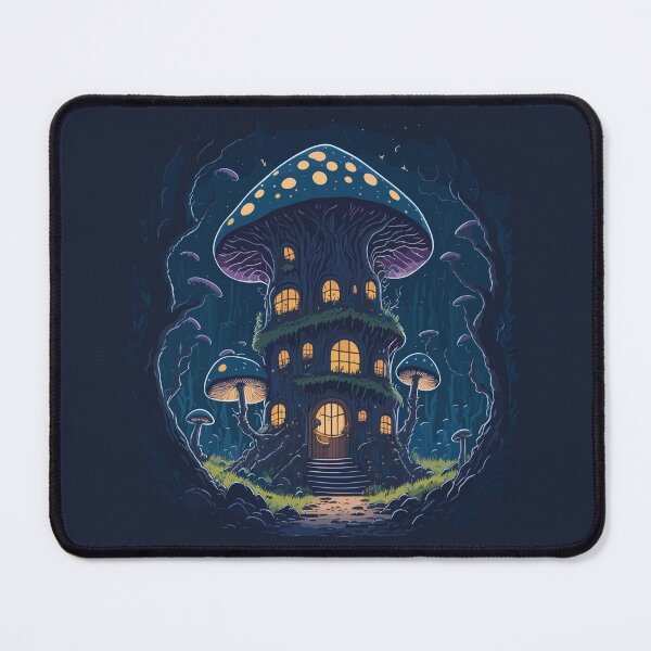 Item preview, Midnight Mushroom House, in Dark Jungle Digital Art designed and sold by InnovativeGFX.