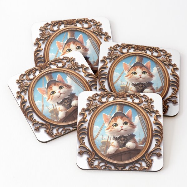 Item preview, cute cat goes fishing on a boat designed and sold by DocPakka.