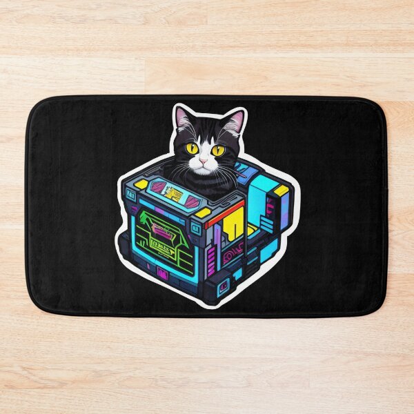 Item preview, Kawaii Black Cat designed and sold by CyberArtWorld.