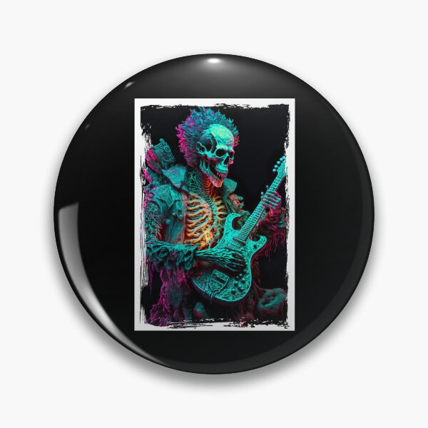 Item preview, Skeleton with a creepy guitar designed and sold by quanlh.