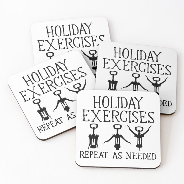 Item preview, Holiday Exercises Wine Opener Funny designed and sold by diip.
