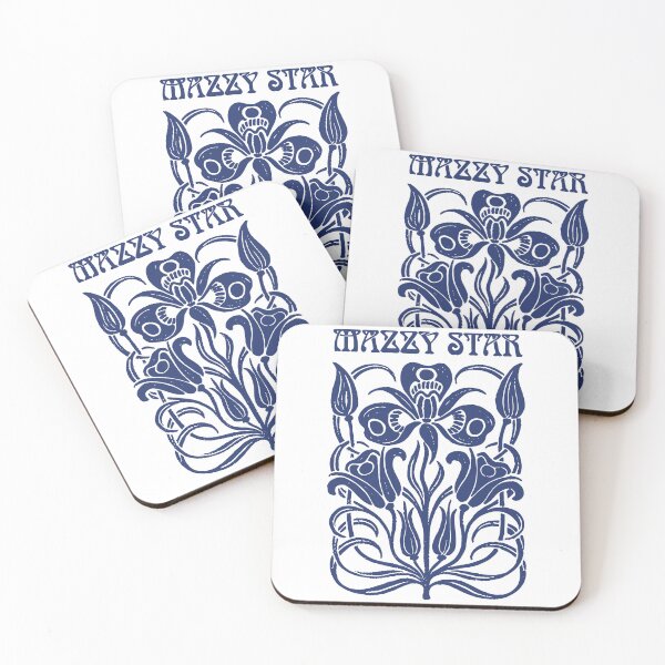 Item preview, Mazzy Star Vintage Art Nouveau Style into you Blue designed and sold by TonyDegenhardt.
