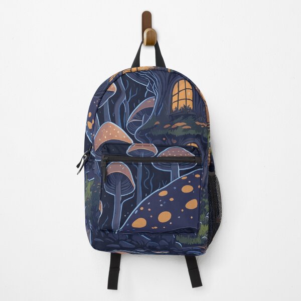 Item preview, Beautiful Midnight Mushroom House in Dark Jungle Digital Art | children Dream House designed and sold by InnovativeGFX.