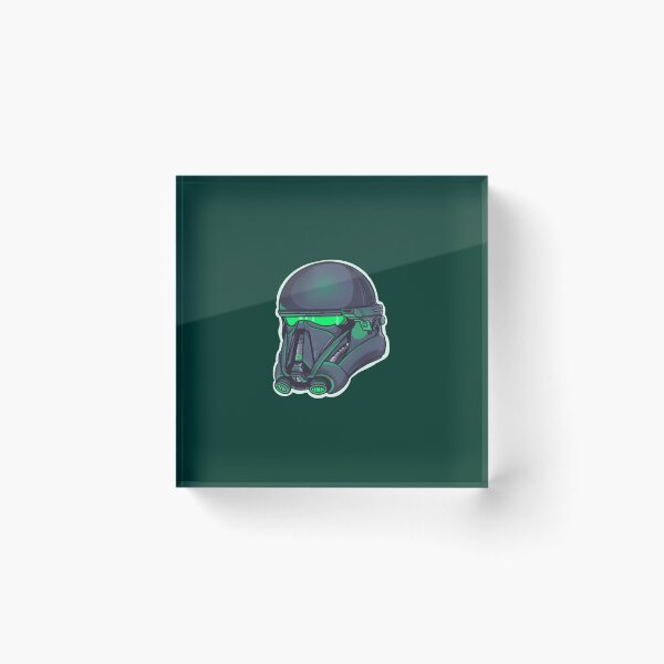Item preview, Glowing Death Trooper Helmet  designed and sold by nebeck.