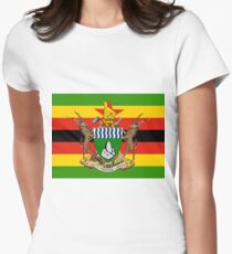 ZIMBABWE Tailliertes T-Shirt für Frauen