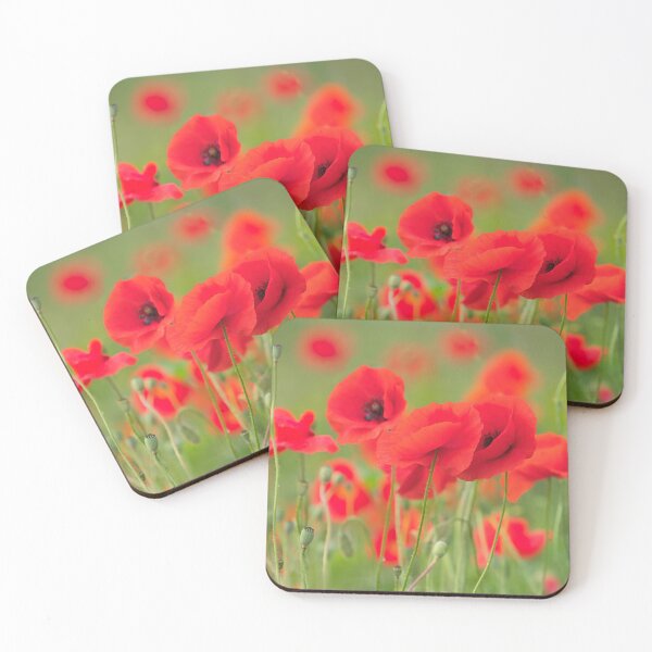 Item preview, Red Poppies - Papaver-rhoeas designed and sold by Dorset Girl.