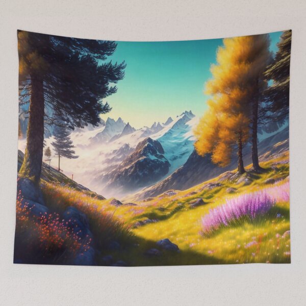 Item preview, Meadow in Alps designed and sold by M-Y-A-R-T-.