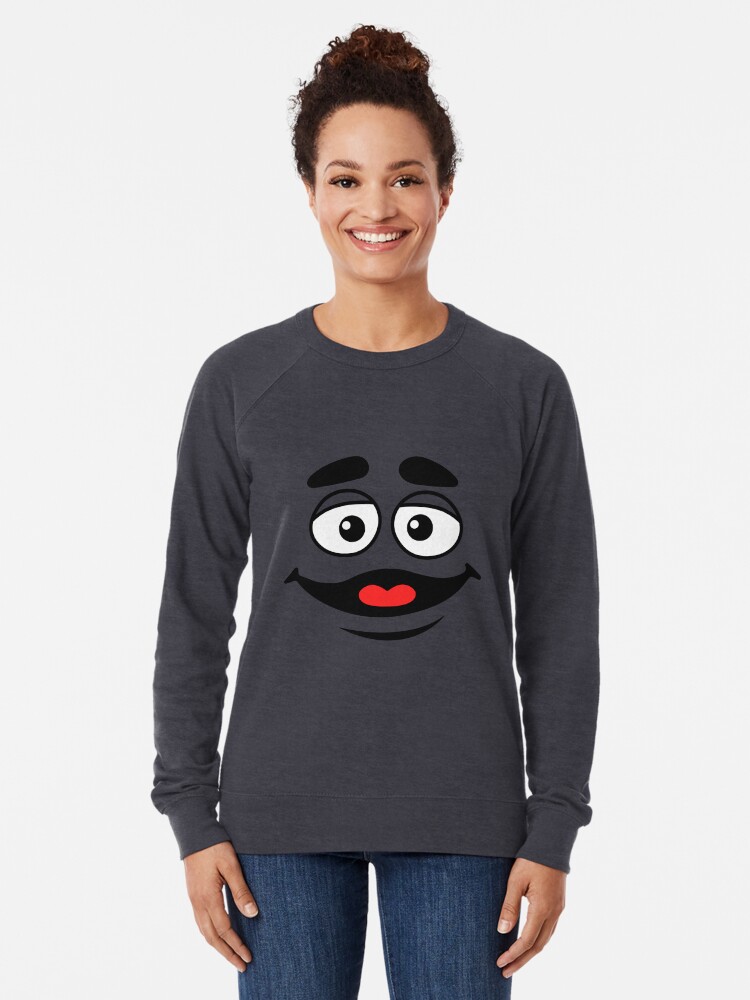 Grimace face Lightweight Sweatshirt