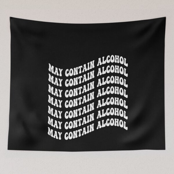 Item preview, May Contain Alcohol FunnyShirts MinimalistHumor designed and sold by ScionEros.