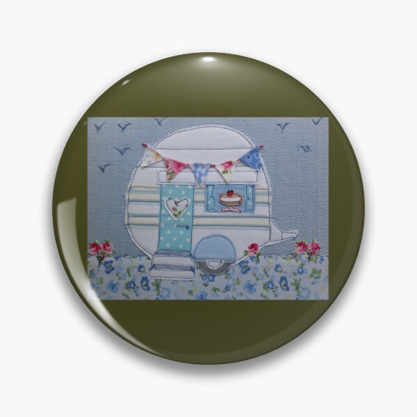 Item preview, White vintage caravan stitched Throw Pillow 	 designed and sold by nydabxwvrfd22.