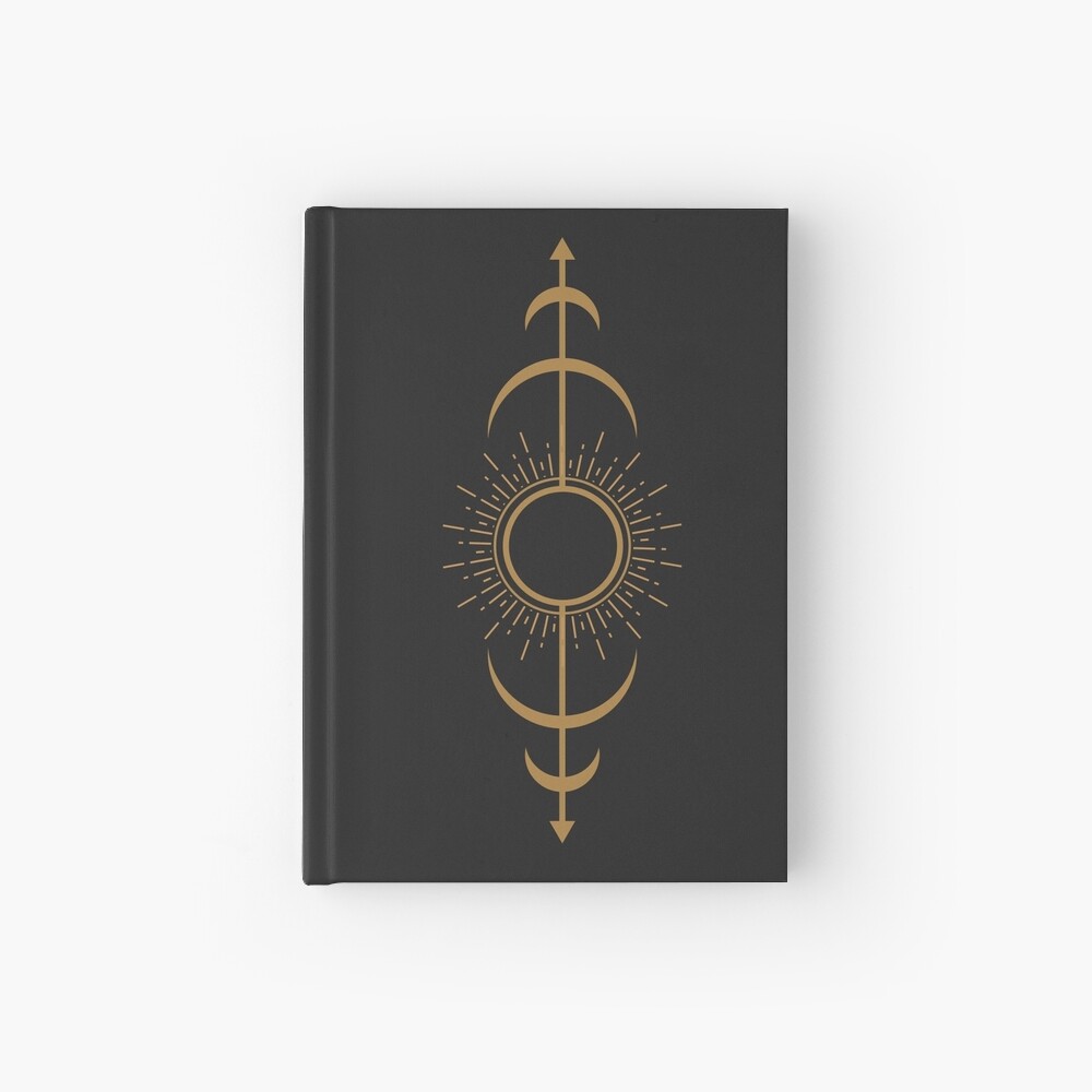 Lunar phrases Hardcover Journal