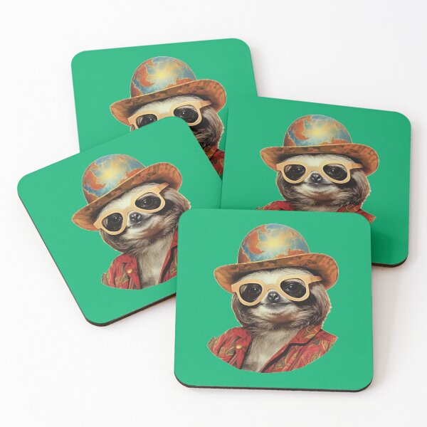 Item preview, Funny Sloth on Vacation Mode designed and sold by Nabucodonoshop.