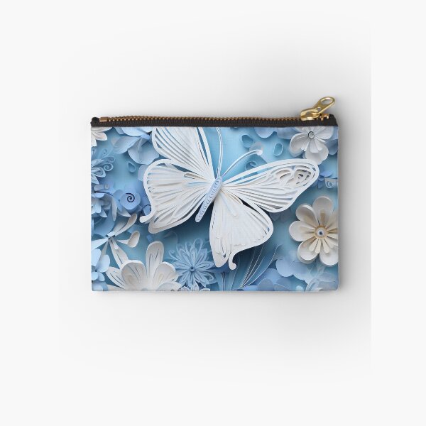 Item preview, Quilled paper art styled illustration butterflies and flowers 2 designed and sold by ENTERBOX.
