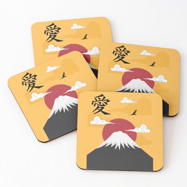 Item preview, "Orange Playful Mountain: Japan-inspired Adventure Design" designed and sold by PRINT SCAPE.