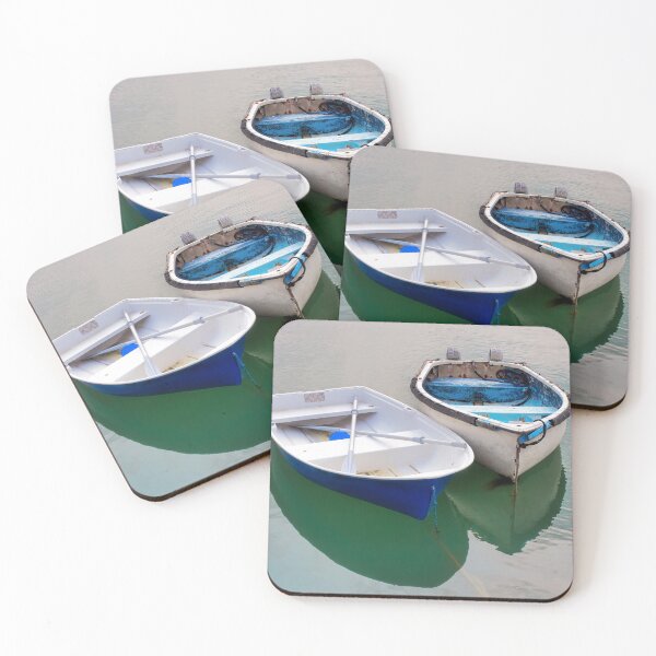 Item preview, Skiffs Reflected in Calm Water at the Harbour designed and sold by Dorset Girl.