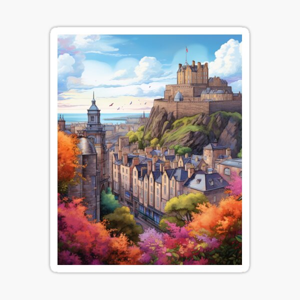 Item preview, Edinburgh City View designed and sold by shadowalice.