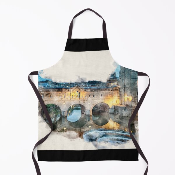 Item preview, Watercolour of Pulteney Bridge and weir.  Bath, UK. designed and sold by bailey-cooper.