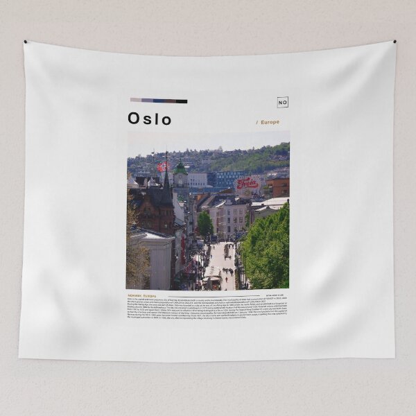 Item preview, Oslo poster landscape designed and sold by paulrommer.