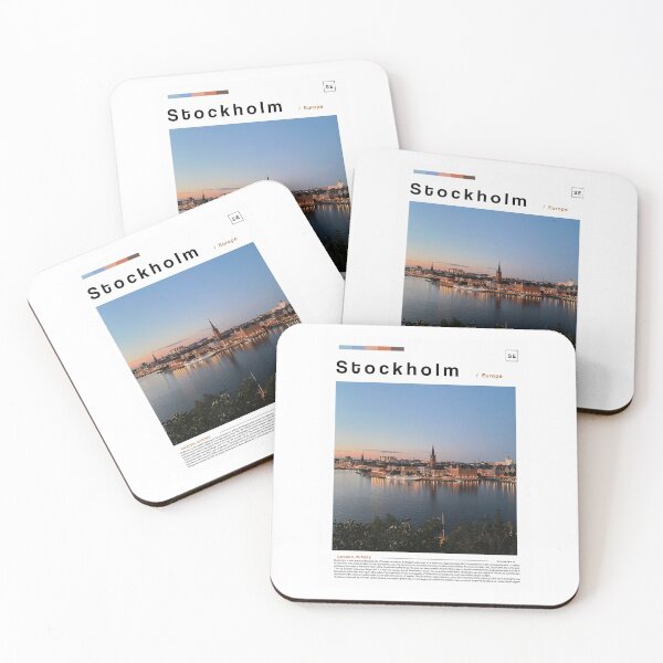 Item preview, Stockholm poster landscape designed and sold by paulrommer.