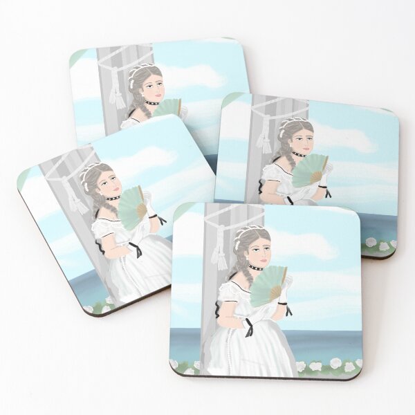Item preview, Victorian lady seaside designed and sold by Victoriana Brooke.