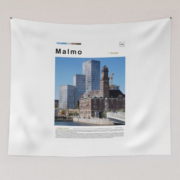 Item preview, Malmo poster landscape designed and sold by paulrommer.