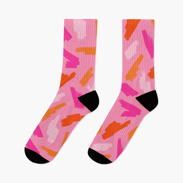 Item preview, Abstract, Pink and Orange, Scribble Print  designed and sold by OneThreeSix.