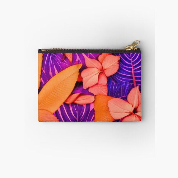 Item preview,  Interesting colorful tropical leaves and flowers designed and sold by Cedex.